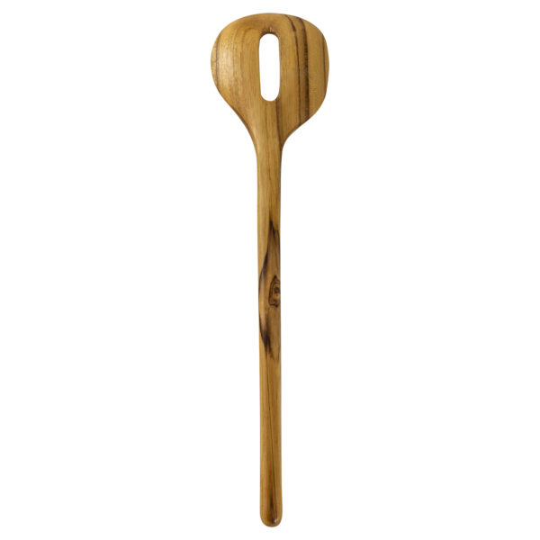 Teak Ginkgo Salad Servers - Image 4